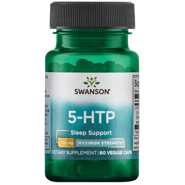 Swanson Ultra 5-HTP - Maximum Strength 200 mg / 60 Veg Caps