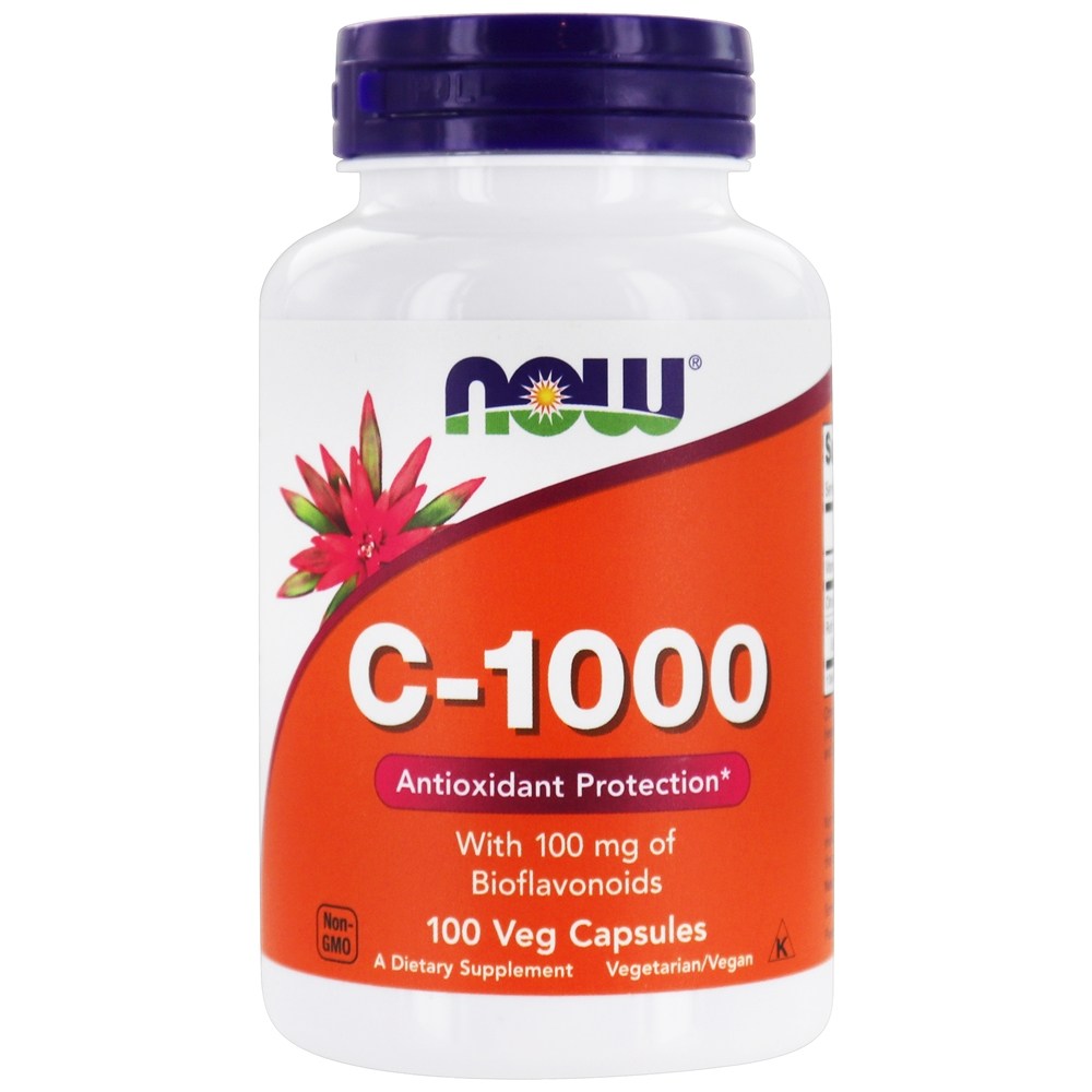 NOW Foods Vitamin C-1000 Antioxidant Protection / 100 Vegetable Capsule