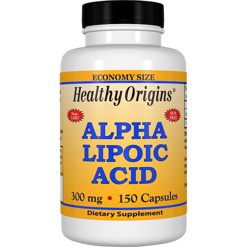 Healthy Origins Alpha Lipoic Acid 300 mg / 150 Capsules