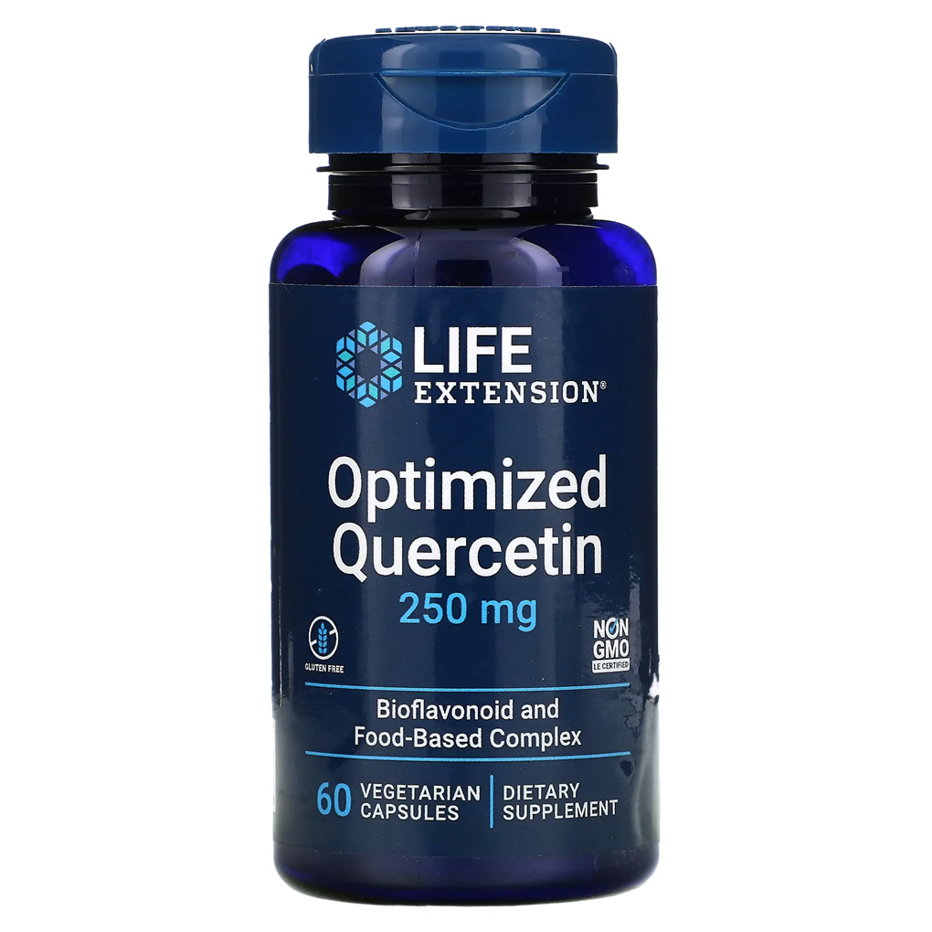 Life Extension Optimized Quercetin 250 mg / 60 Vegetarian Capsules