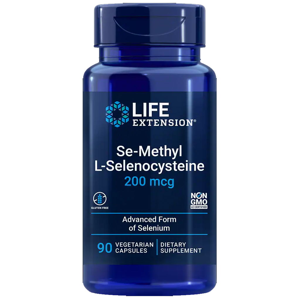 Life Extension Se-Methyl L-Selenocysteine 200 mcg / 90 Vegetarian Capsules