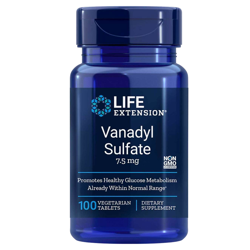 Life Extension  Vanadyl Sulfate 7.5 mg / 100 Vegetarian Tablets