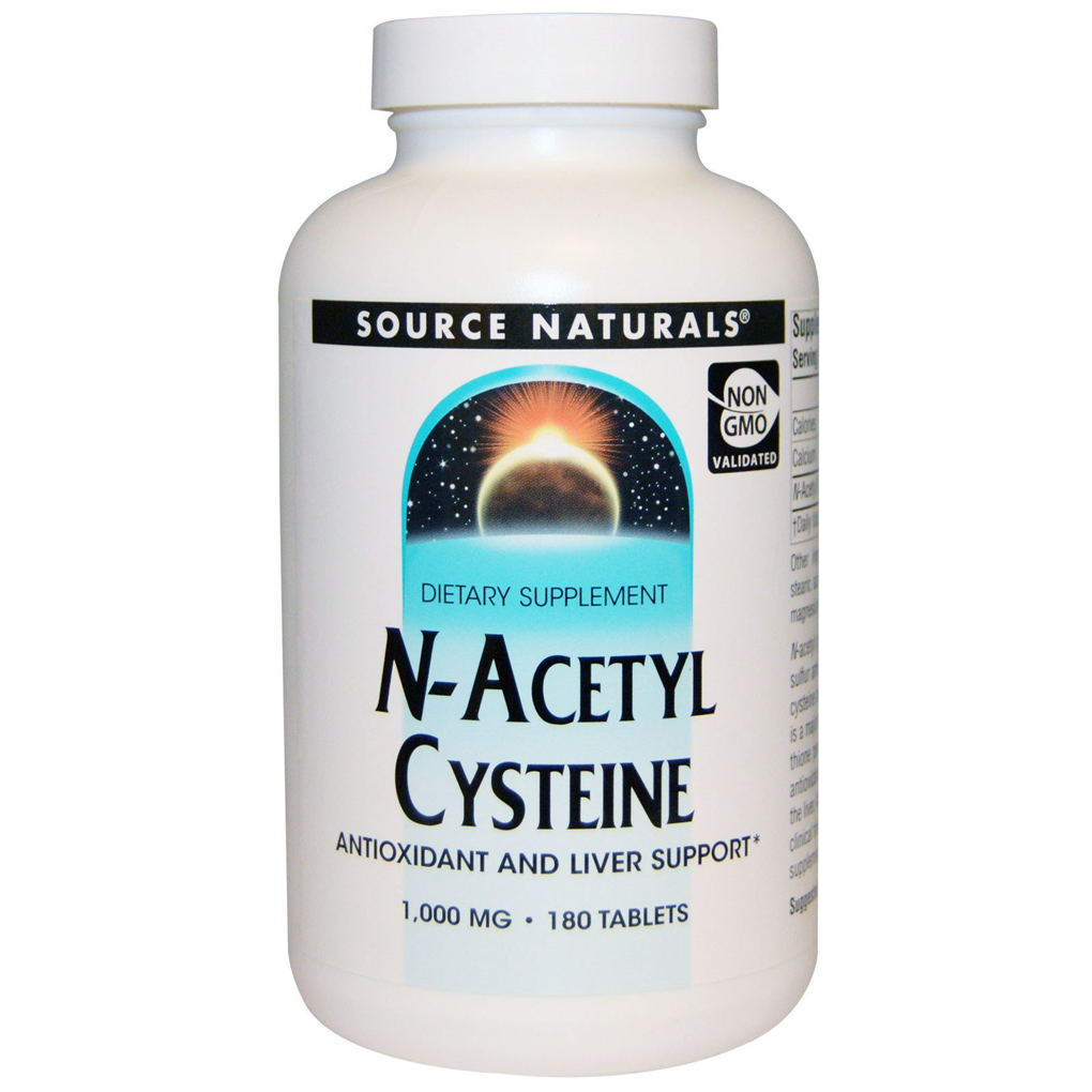 Source Naturals   N-Acetyl Cysteine-1000 mg. / 180 Tablets