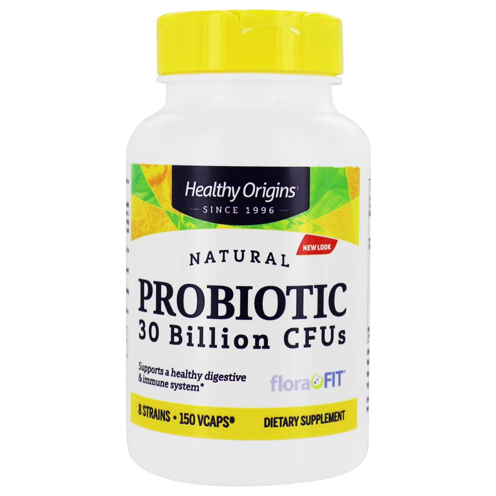 Healthy Origins  Healthy Origins  Probiotic 30 Billion CFU's ( 8 Strains) / 150 Vcaps