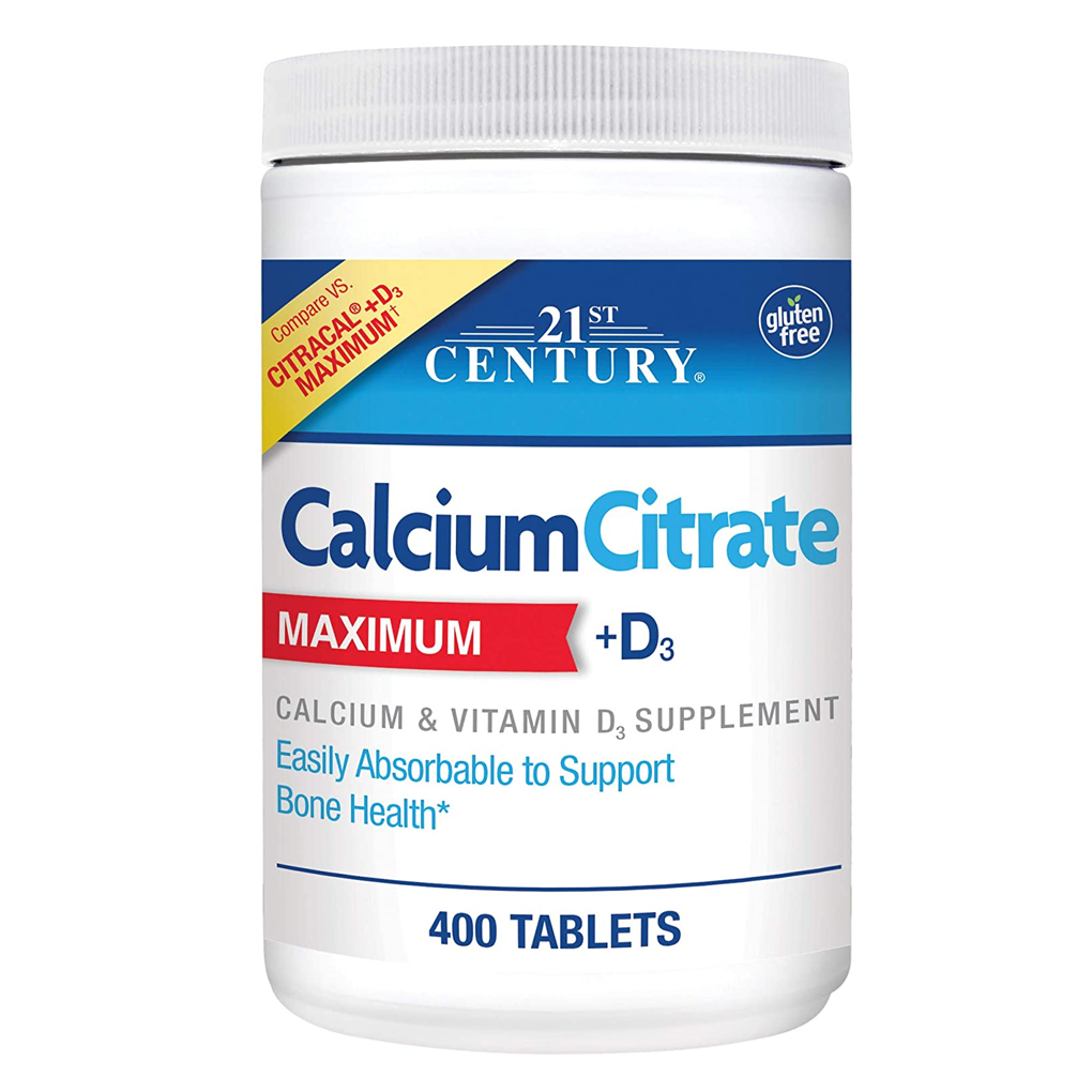 21st Century  Calcium Citrate Maximum + D3 / 400 Tablets