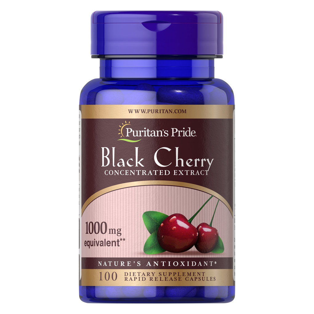 Puritan's Pride Black Cherry 1000 mg / 100 Capsules