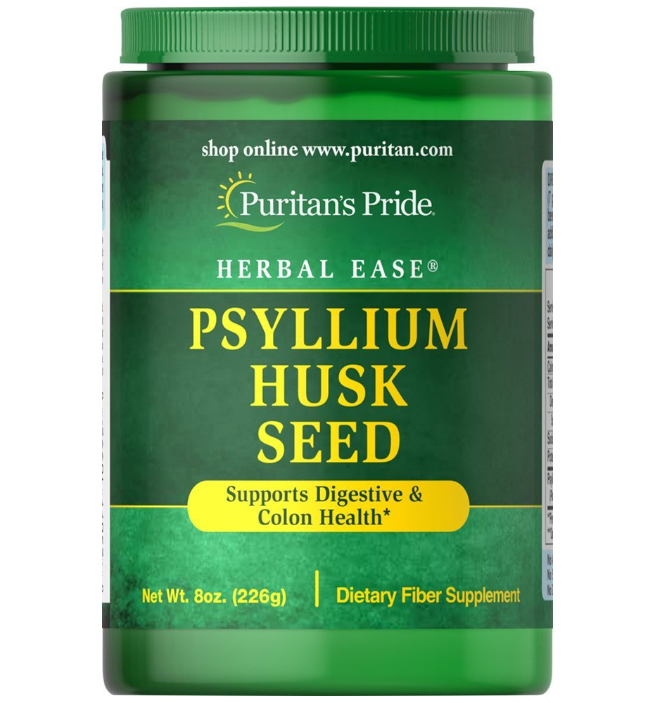 Puritan's Pride  Psyllium Husk Seed 100% Natural  5500 mg / 8 oz Powder