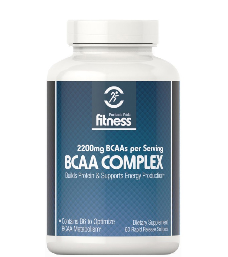 Puritan’s Pride Fitness BCAA Complex 2200 mg / 60 Softgels