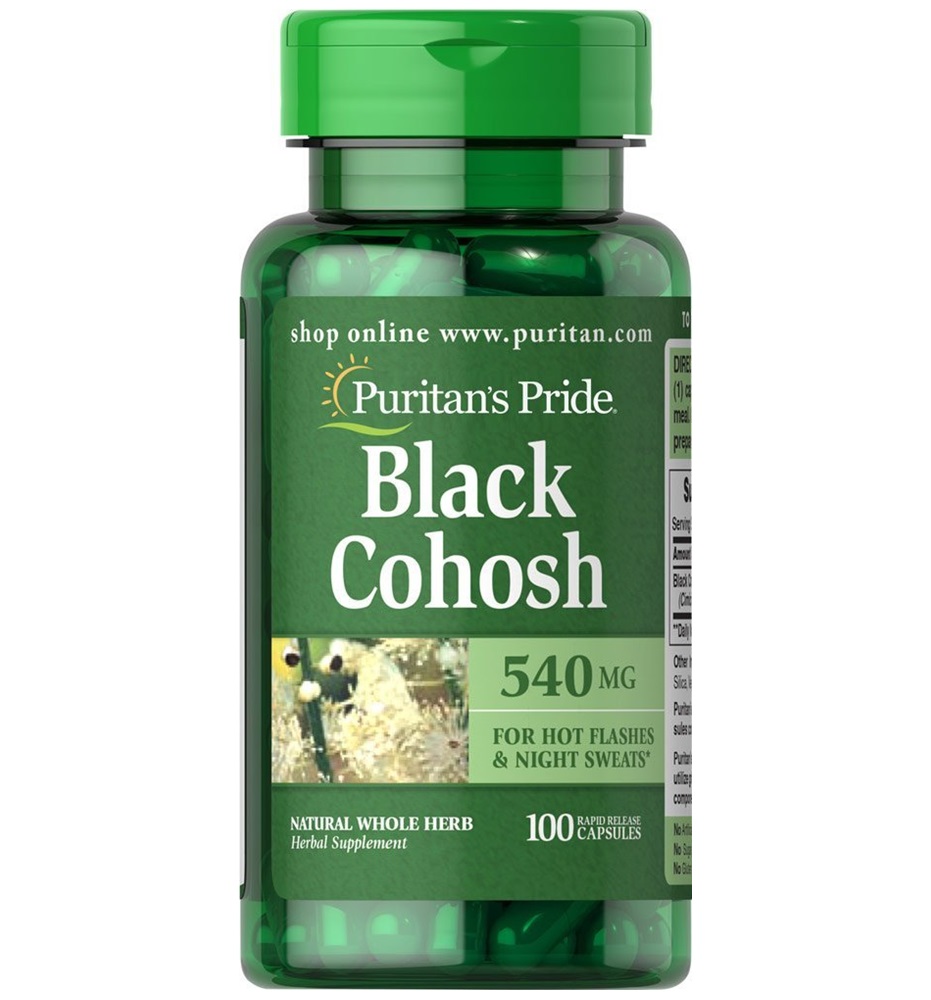 Puritan’s Pride Black Cohosh 540 mg / 100 Capsules