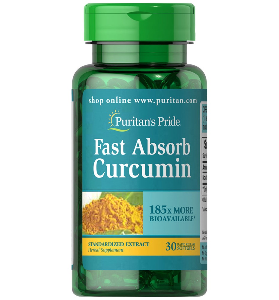 Puritan's Pride Fast Absorb NovaSOL® Curcumin  30 Softgels