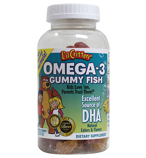 L'il Critters Omega-3 Gummy Fish / 120 Gummies