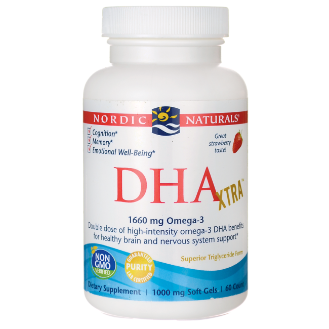 Nordic Naturals DHA Xtra 1,000 mg / 60 Sgels