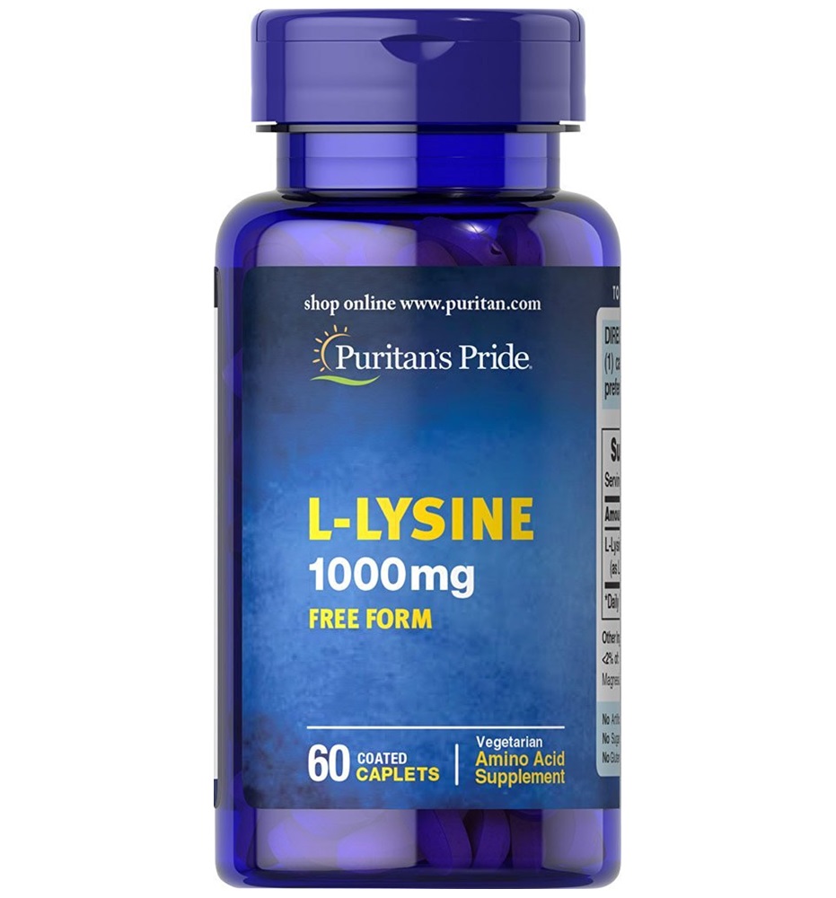 Puritan's Pride L-Lysine 1000 mg  / 60 Caplets