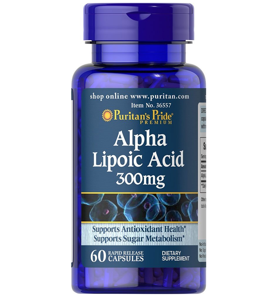 Puritan's Pride Alpha Lipoic Acid 300 mg / 60 Capsules