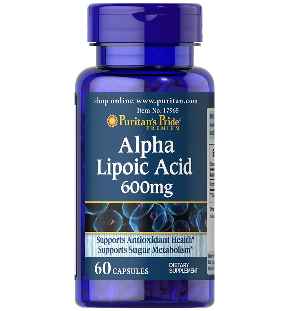 Puritan's Pride Alpha Lipoic Acid 600 mg / 60 Capsules