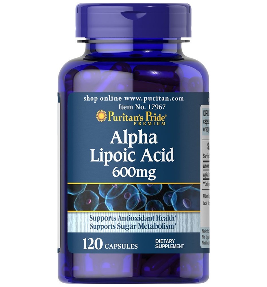 Puritan's Pride Alpha Lipoic Acid 600 mg / 120 Capsules
