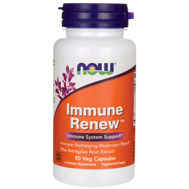 NOW Foods Immune Renew (Organic Mushroom Blend & Astragalus Root Extract) / 90 Veg Caps