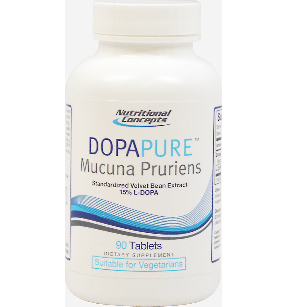 Nutritional Concepts DopaPure™ Mucuna Pruriens 90 Tablets