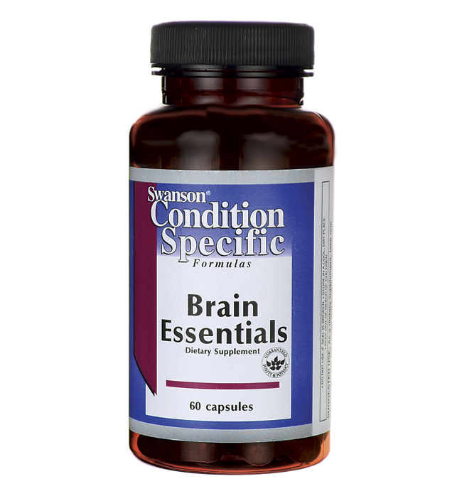 Swanson Condition Specific Formulas Brain Essentials / 60 Veg Caps