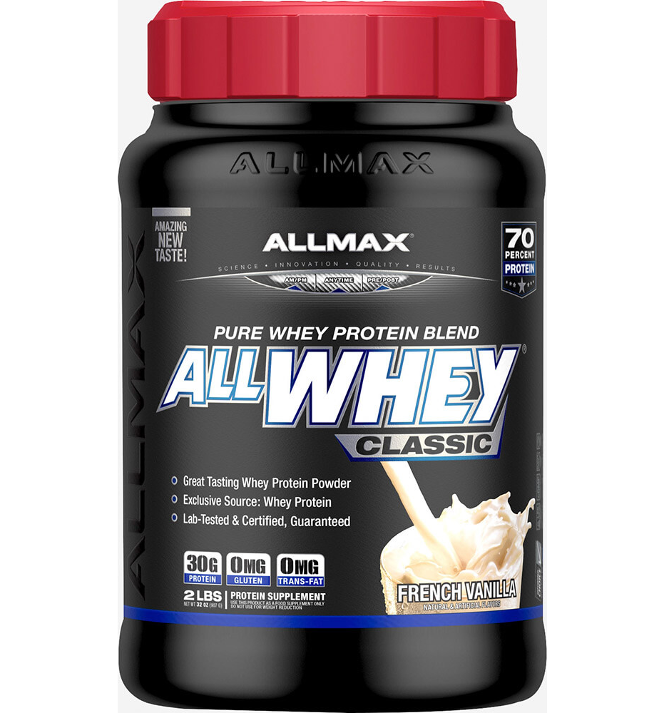 Allmax AllWhey Classic French Vanilla (Pure Whey Protein Blend) / 2 lb. Powder