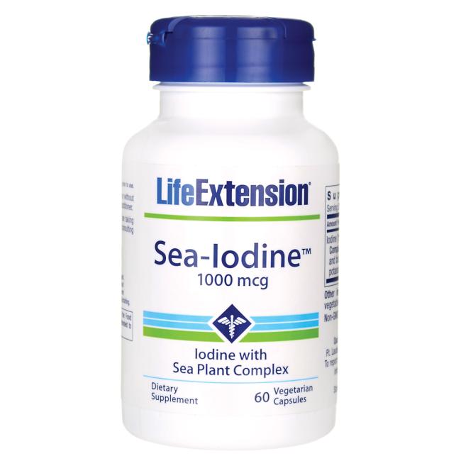 Life Extension Sea-Iodine Non-GMO 1,000 mcg / 60 Veg Caps