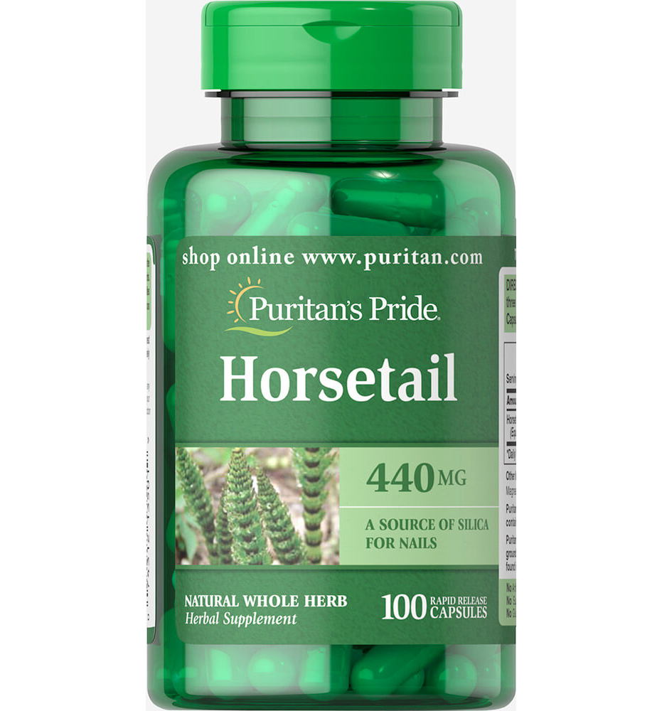 Puritan's Pride Horsetail 440 mg. /  100 Capsules