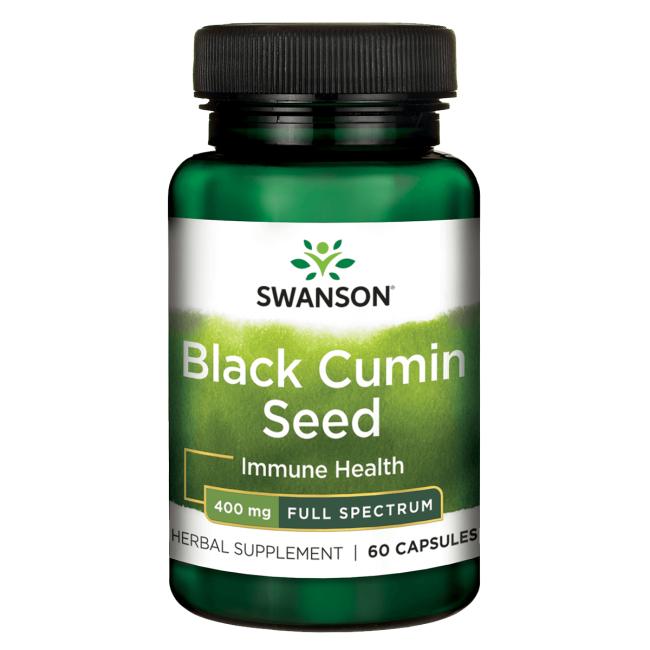Swanson Premium Black Cumin Seed 400 mg / 60 Caps