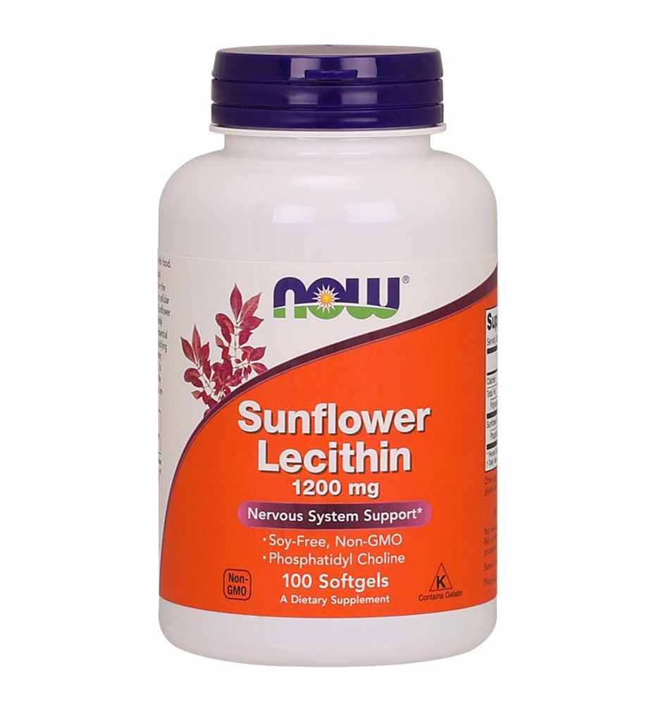 NOW® Foods Sunflower Lecithin 1200 mg / 100 Softgels
