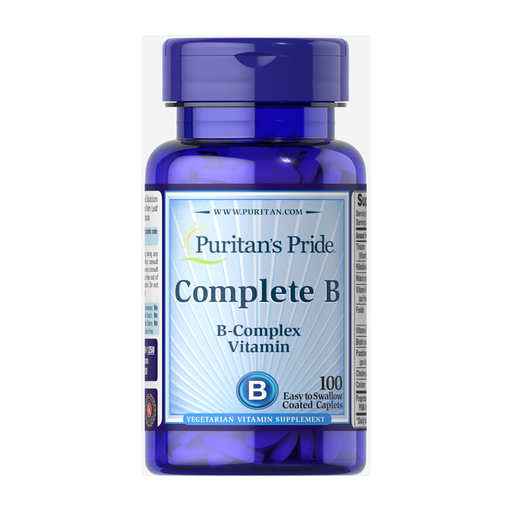 Puritan s Pride Complete B (Vitamin B Complex) / 100 Caplets