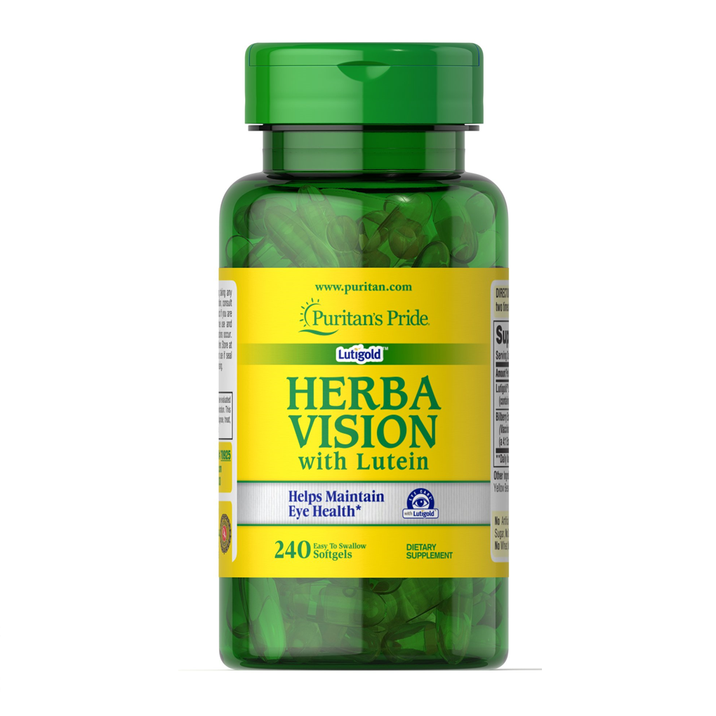 Puritan's Pride Herbavision with Lutein and Bilberry / 240 Softgels
