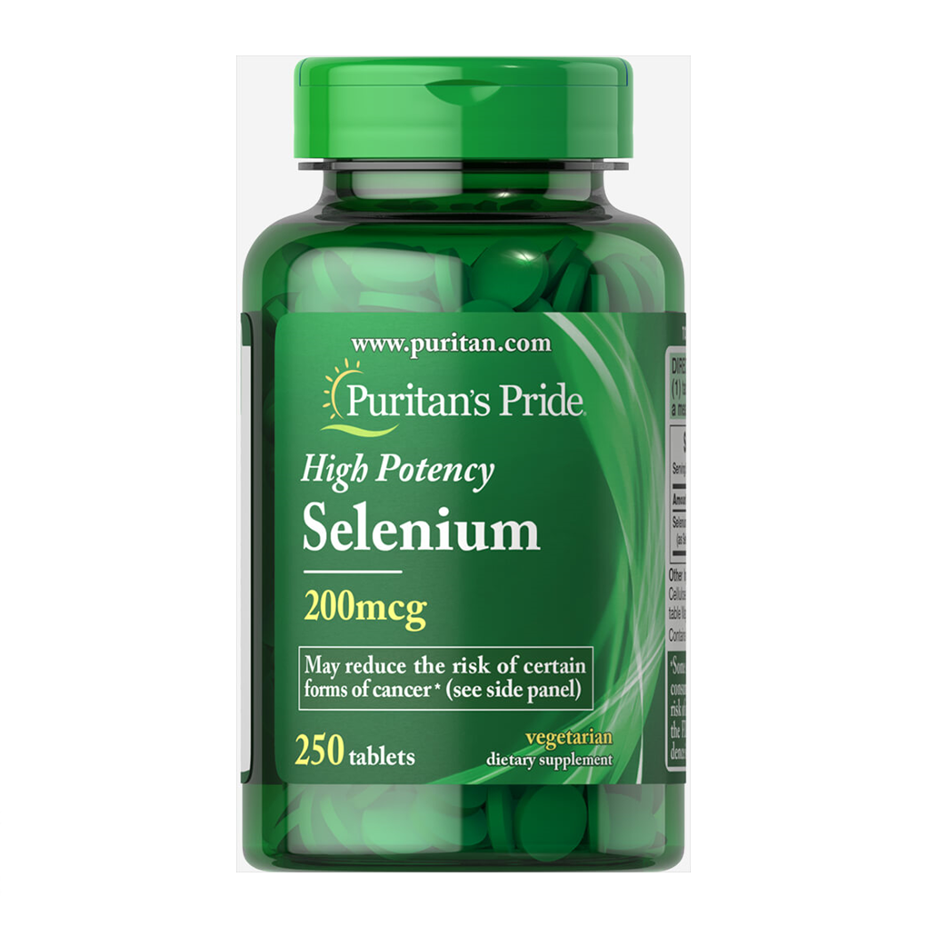 Puritan's Pride Selenium 200 mcg / 250 Tablets