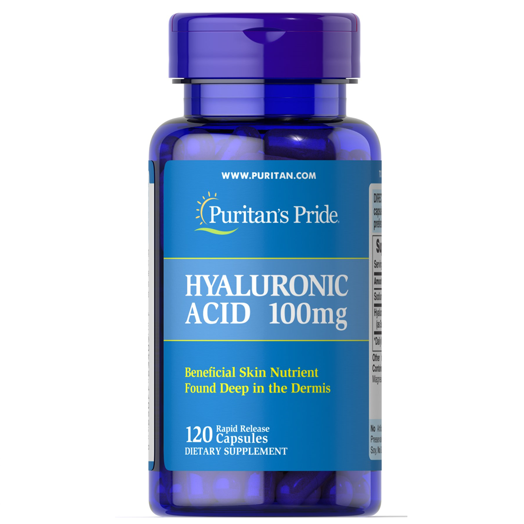 Puritan's Pride Hyaluronic Acid 100 mg / 120 Capsules