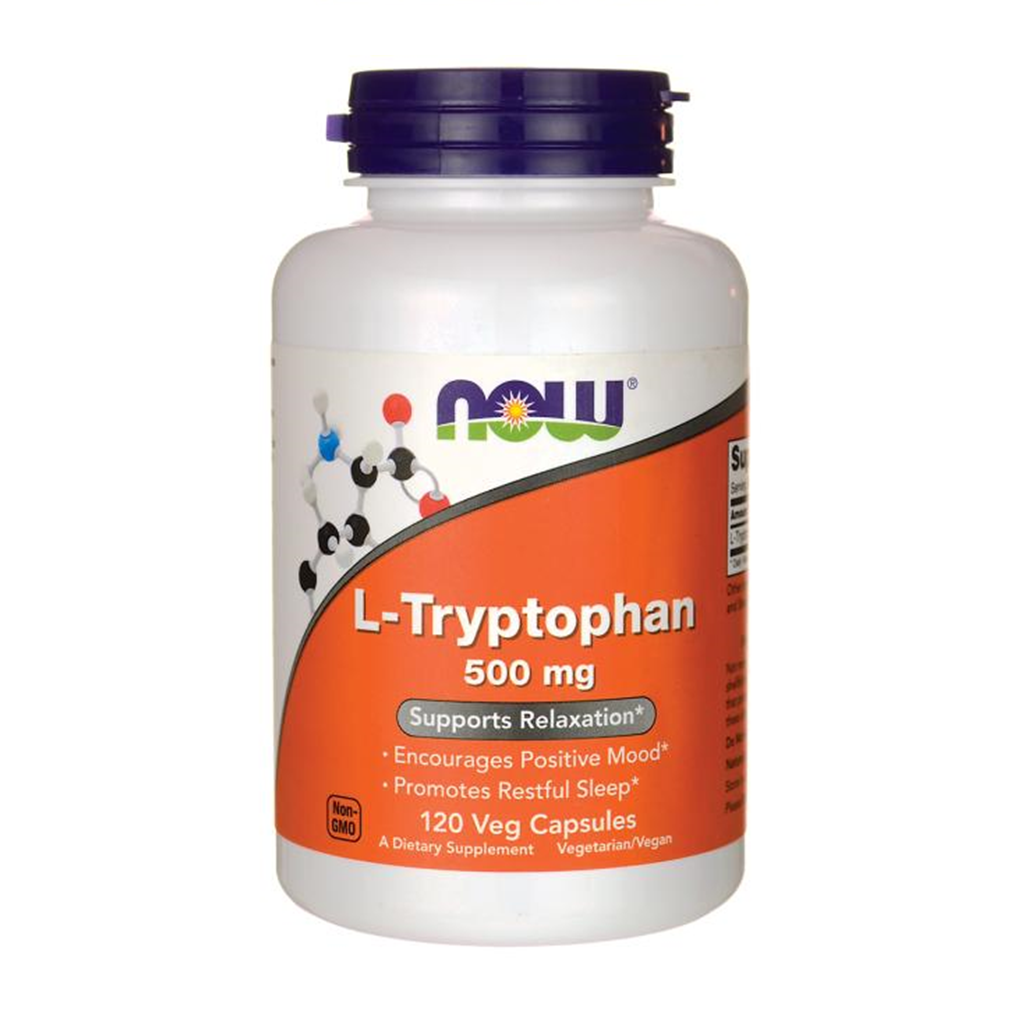 NOW Foods L-Tryptophan 500 mg / 120 Veg Caps