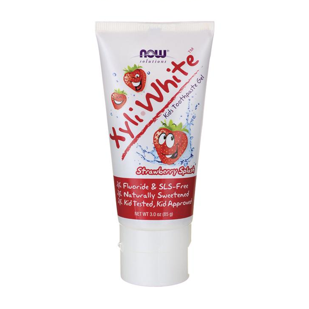 NOW Foods XyliWhite Kids Toothpaste Gel - Strawberry Splash / 3 Oz Gel