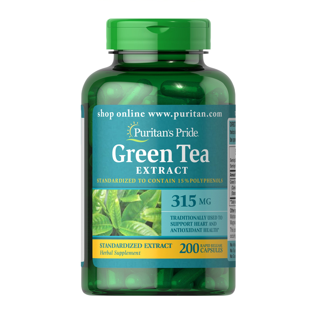 Puritan's Pride Green Tea Standardized Extract 315 mg / 200 capsules