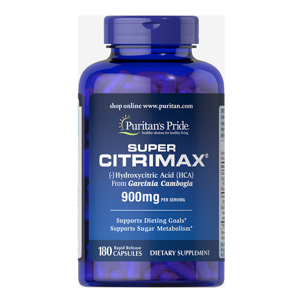 Puritan's Pride Super Citrimax® Garcinia Cambogia 900 mg / 180 Capsules