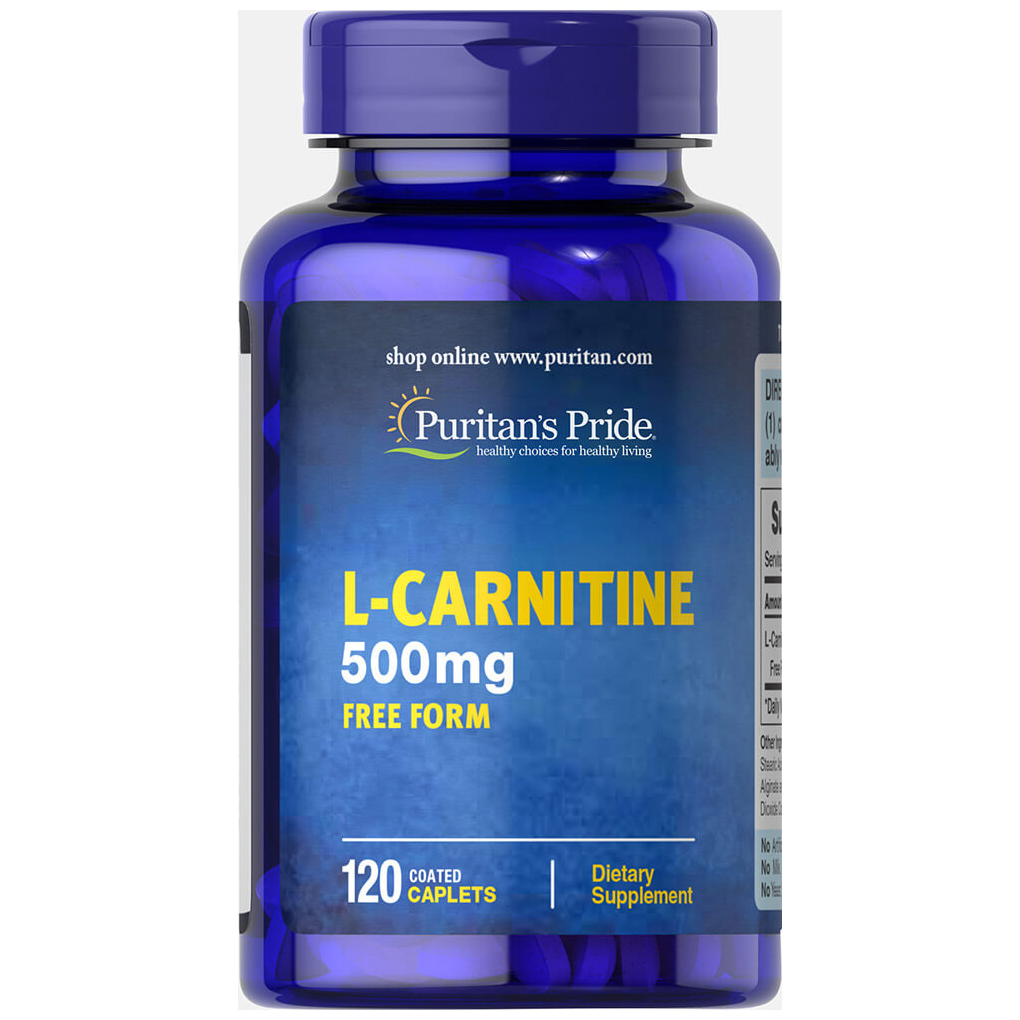 Puritan's Pride L-Carnitine 500 mg. /  120 Caplets