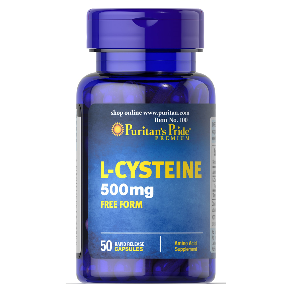 Puritan's Pride L-Cysteine 500 mg / 50 Capsules