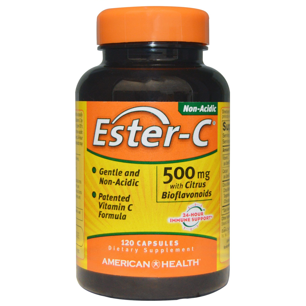 American Health Ester-C® with Citrus Bioflavonoids 500 mg / 120 Capsules