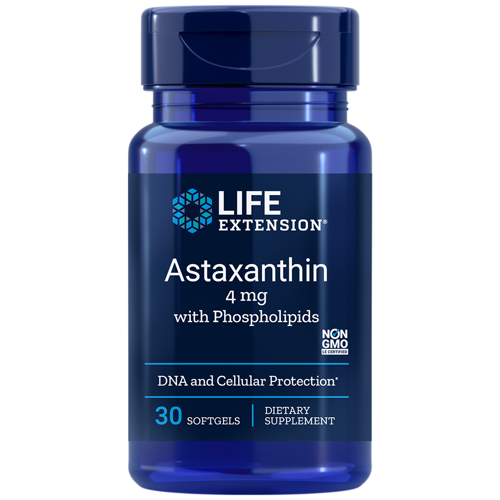 Life Extension Astaxanthin with Phospholipids / 30 Softgels