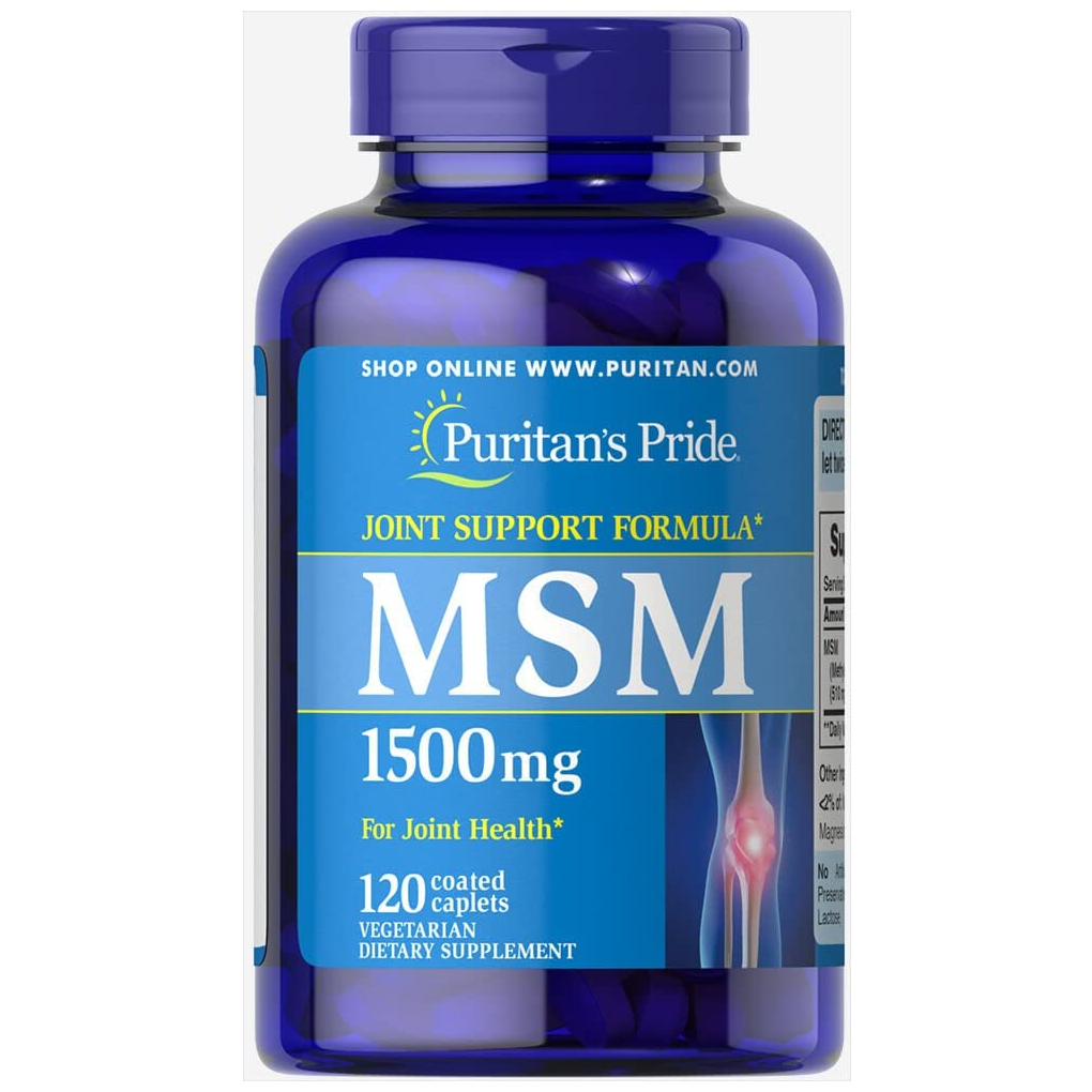 Puritan's Pride  MSM 1500 mg / 120 Caplets