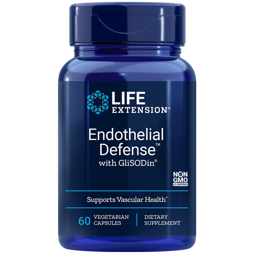 Life Extension Endothelial Defense™ with GliSODin® / 60 Vegetarian Capsules