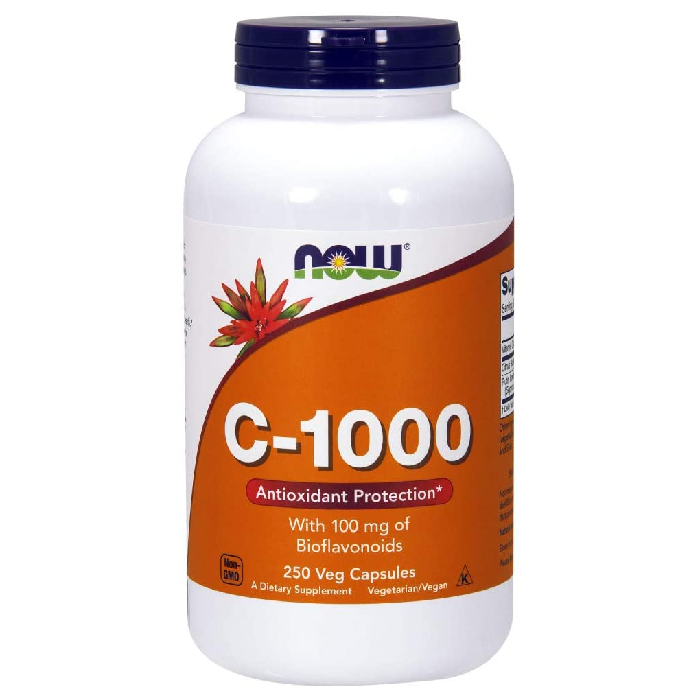 NOW Foods  Vitamin C1000 Antioxidant Protection (Vitamin C   Citrus Bioflavanoids Complex   Rutin) / 250 Vegetable Capsules