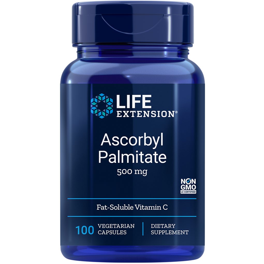 Life Extension Ascorbyl Palmitate 500 mg / 100 Vegetarian Capsules