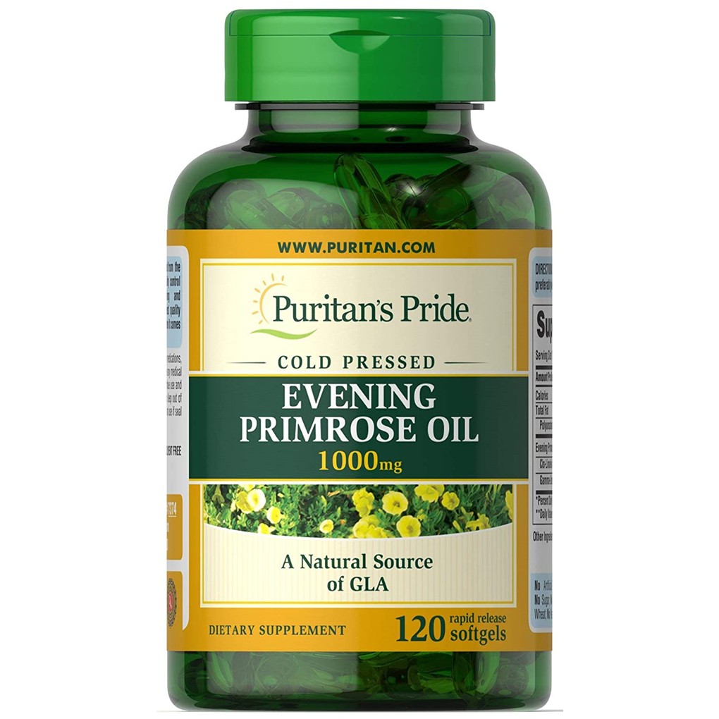 Puritan's Pride  Evening Primrose Oil 1000 mg with GLA / 120 Softgels