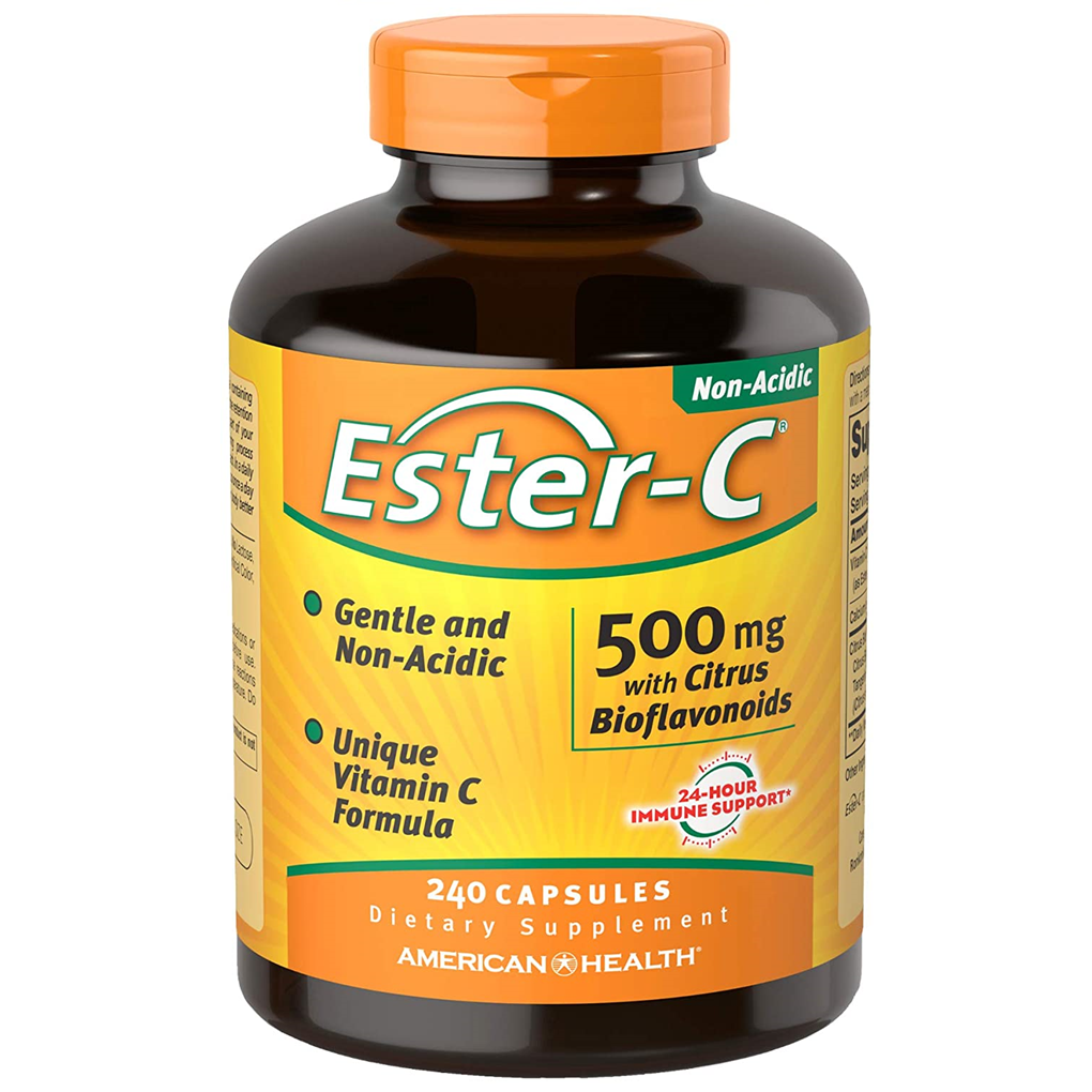 American Health Ester-C®  500 mg. with Citrus Bioflavonoids / 240 Capsules