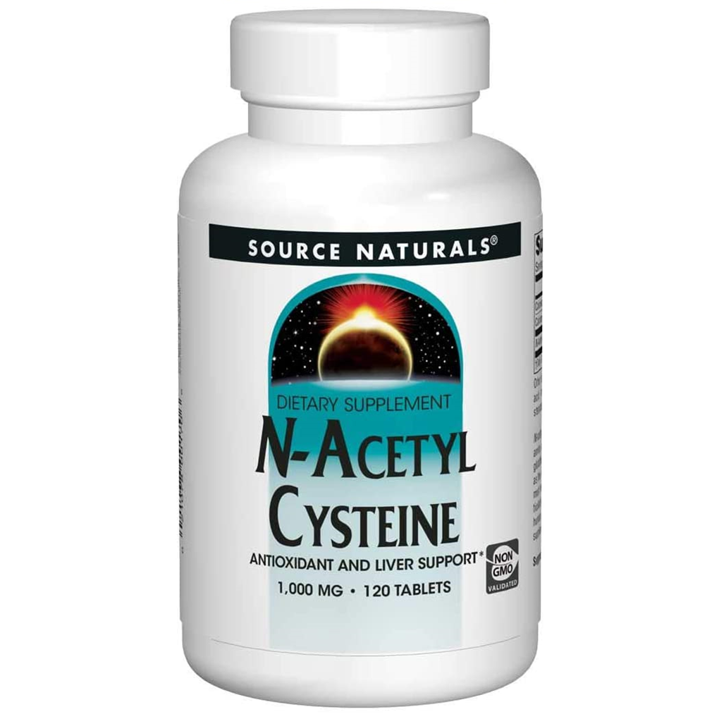 Source Naturals N-Acetyl Cysteine (NAC) 1,000 mg /120 Tablets