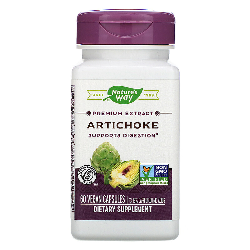 Nature's Way Standardized Artichock with Milk Thistle Seed Extract /60 Veg. Caps.