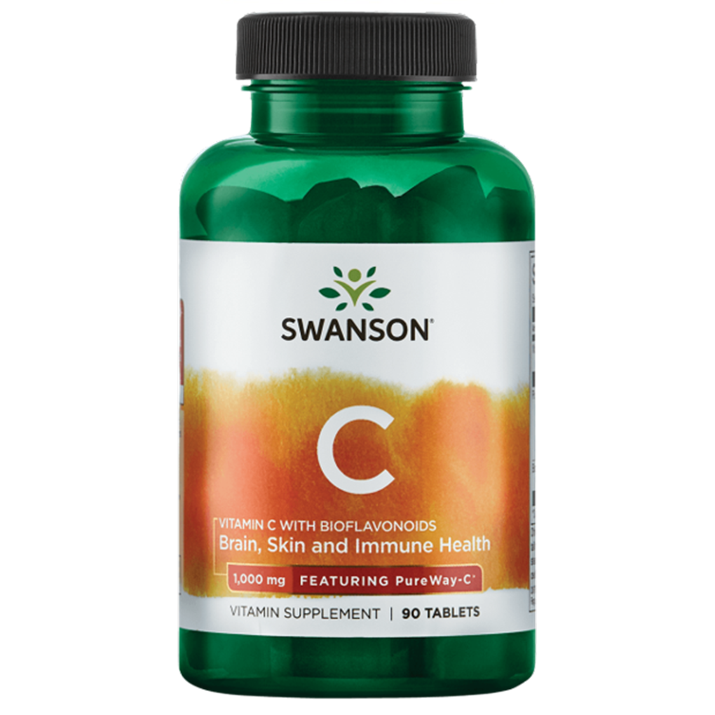 Swanson  Ultra  Vitamin C with Bioflavonoids - Featuring PureWay-C 1,000 mg / 90  Tablets