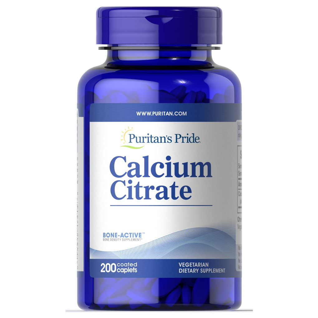 Puritan's Pride  Calcium Citrate 200 mg  / 200 Caplets
